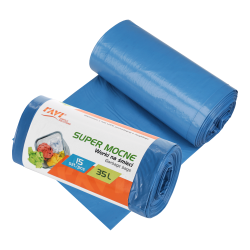 Worki na śmieci 35l 52x57cm/15szt LDPE 10705