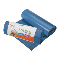 Worki na śmieci 160l 100x130cm/10 szt. LDPE 00747