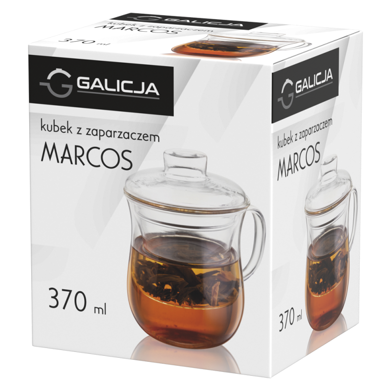 Kubek z zaparzaczem MARCOS 370ml 22143