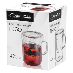 Kubek z zaparzaczem DIEGO 420ml 22136
