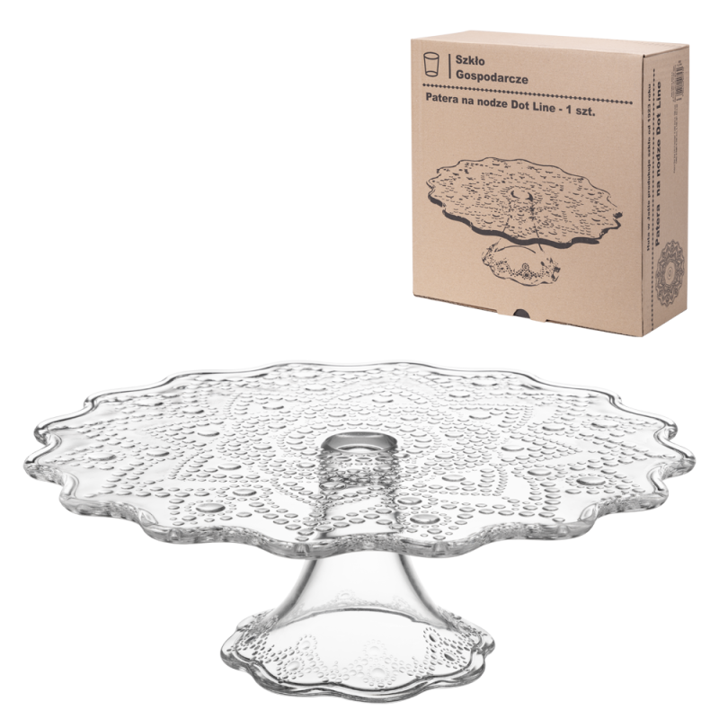 Patera na nodze DOT LINE 28cm J