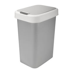Kosz uchylny VALOR 25l 17439 szary jasny