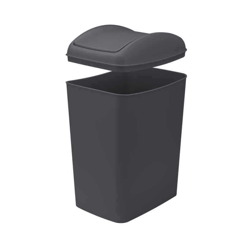 Kosz uchylny SLIM 20l 28321 antracyt