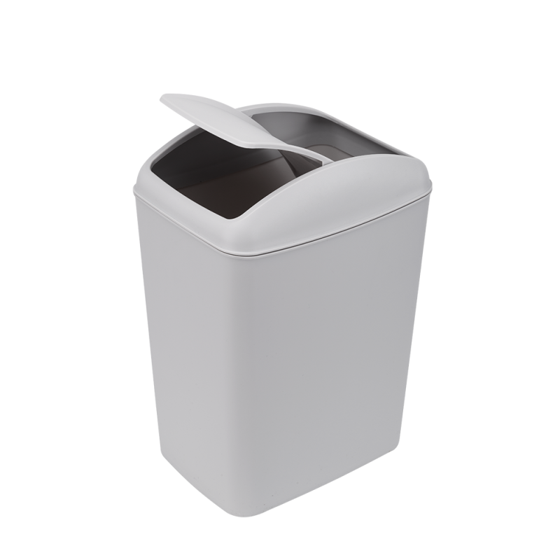 Kosz uchylny SLIM 10l 28318 szary