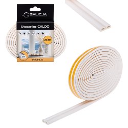 Uszczelka CALDO D 2x3m 17613 biały