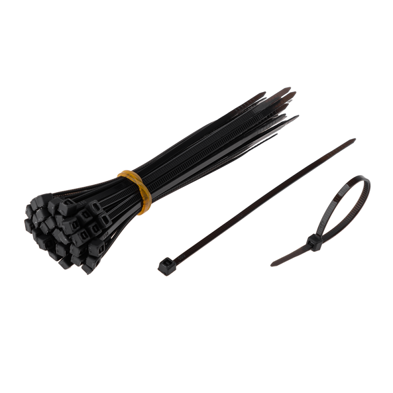 Opaski zaciskowe HOBBY mix 150 sztuk 12984 czarny