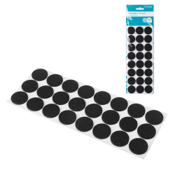 Podkładki filcowe okrągłe 29mm 24 sztuki 29931 czarny