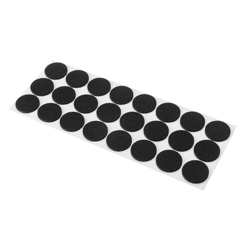 Podkładki filcowe okrągłe 29mm 24 sztuki 29931 czarny