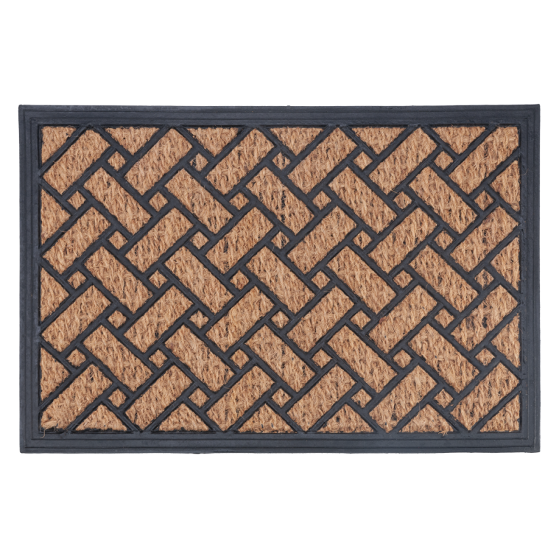 Wycieraczka gumowo kokosowa FRED 60x40cm 26407 wzór 4