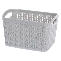 Koszyk prostokątny S WILLOW 1,5l 22784 szary jasny