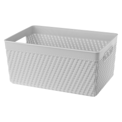 Koszyk LUIS 25,5x17x12cm 29656 szary jasny