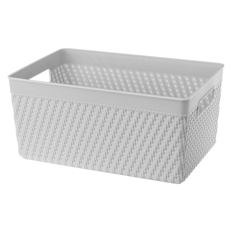 Koszyk LUIS 25,5x17x12cm 29656 szary jasny