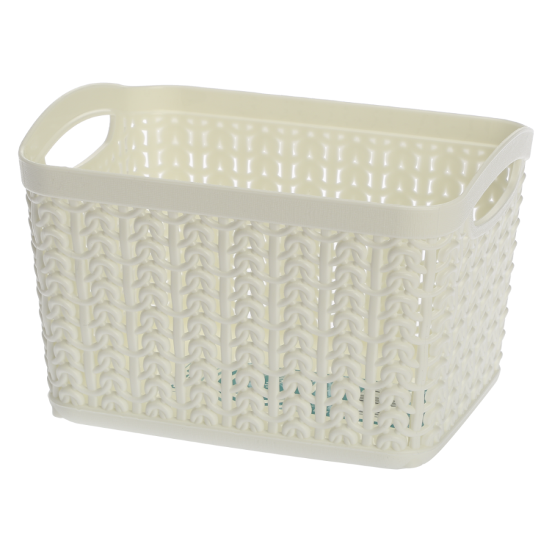 Koszyk prostokątny S WILLOW 1,5l 22784 biały