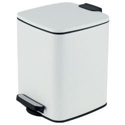 Kosz łazienkowy na śmieci kwadratowy OREL 5l 0325  biały