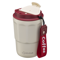 Kubek termiczny COFFEE 350ml 23058 krem