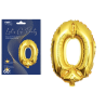 LGP Balon foliowy 60 cm CYFRA 0, 22125 złoty