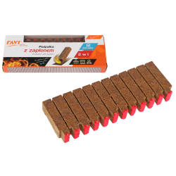 Podpałka z zapłonem 2w1, 12 szt. 21978