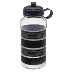 Butelka sportowa MAXI 1l 14018 czarny