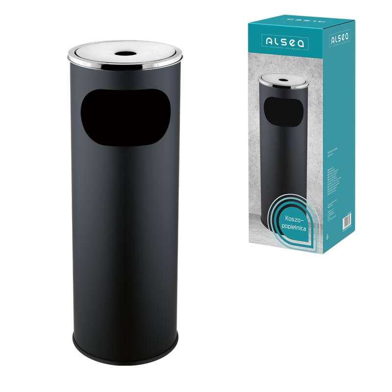 Koszo-popielnica 29395 czarny