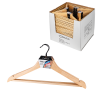 Komplet wieszaków drewnianych PABLO 3 sztuki 23980 (display 50 kompletów)
