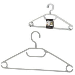Komplet wieszaków obrotowych LOGAN COLOR 5 sztuk 0606 szary