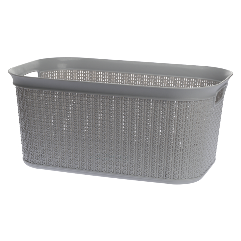 Kosz na pranie WILLOW 27l 22764 szary jasny