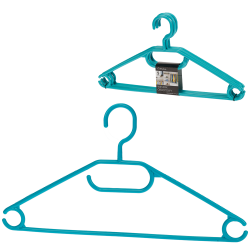 Komplet wieszaków obrotowych LOGAN COLOR 5 sztuk 0606 turkus