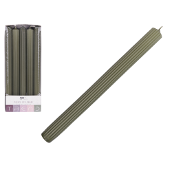 Świeca Ryflowana TREND 22/240 72014  oliwkowy wz4