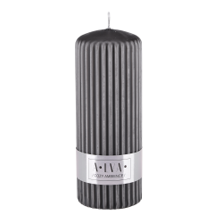 Świeca ryflowana ALVA 60/150 72010 antracytowy