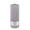 Świeca ryflowana ALVA 60/150 72010 szary