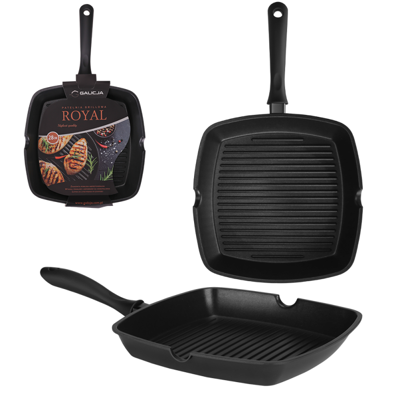 Patelnia grillowa ROYAL 28cm 20538