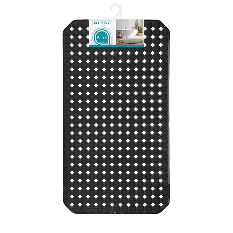 Mata łazienkowa BABEL 37x68cm 29050 czarny !