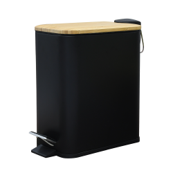 Kosz łazienkowy na śmieci prostokątny VERTO 5l 25755 czarny