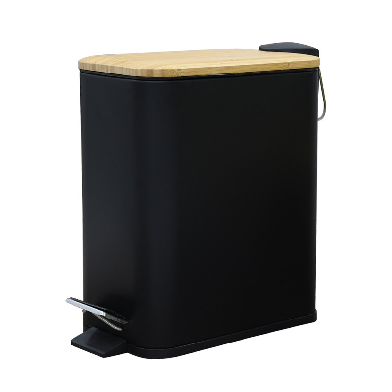 Kosz łazienkowy na śmieci prostokątny VERTO 5l 25755 czarny