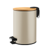 Kosz łazienkowy na śmieci okrągły DASTIN 3l 27695 beżowy