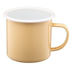 Kubek emaliowany ROBERTO 12cm/1,2l 15831 żółty