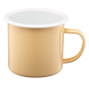 Kubek emaliowany ROBERTO 12cm/1,2l 15831 żółty