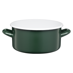 Rondel emaliowany gładki GORDON 20cm/3l 02152 zielony