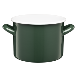 Garnek emaliowany gładki GORDON 16cm/2,4l 29301 zielony