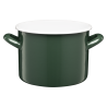 Garnek emaliowany gładki GORDON 16cm/2,4l 29301 zielony