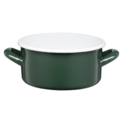 Rondel emaliowany gładki GORDON 18cm/2l 02121 zielony